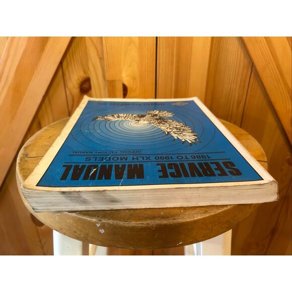 1986-1990HARLEY DAVIDSON XLH MODELS ORIGINAL FACTORY SERVICE MANUAL (5429) - Picture 4 of 8